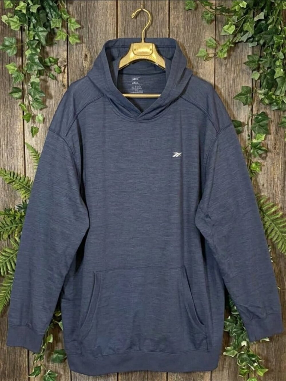 Reebok Speedwick Cowl Neck Tunic Blue Grey 4XL Plus Size Women Athleisure